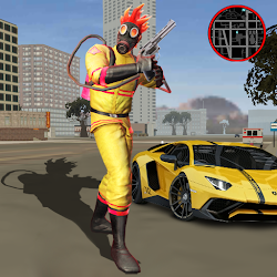 Immortal Flame Boy Rope Hero - Flying SuperHero