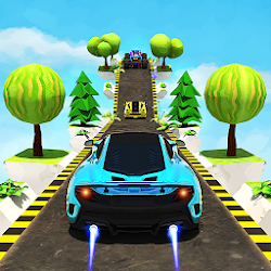 الأعمال المثيرة المستحيلة للسيارات - Mega Ramp Car