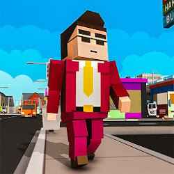 لعبة Virtual Blocky Life Big Vegas City simulator 2020