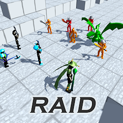 لعبة Stickman Raid Warriors Legends