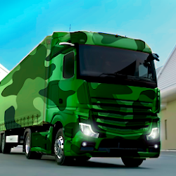لعبة Army truck driving simulator 3d army truck games