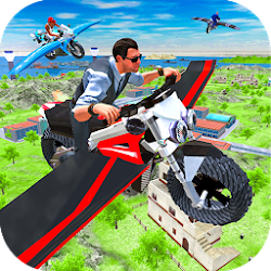 لعبة Flying Motorbike Real Simulator