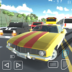 لعبة Polygon Traffic Racer 3D Highspeed Highway Games