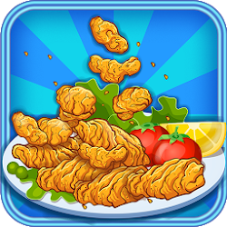 لعبة Deep Fry Chicken Strips-Cooking games