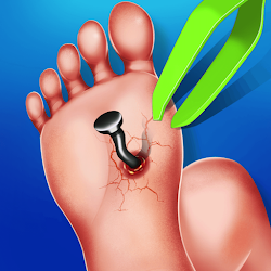 لعبة Foot Surgery Doctor CareFree Offline Doctor Games