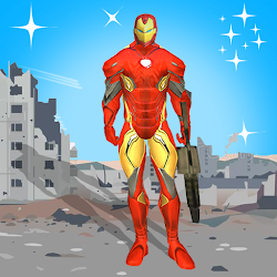 لعبة Super Iron Hero Fly Crime 3D