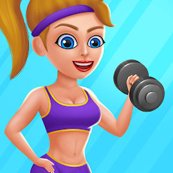 لعبة Tough Girl Gym Fitness Workout Clicker Game