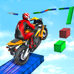 Bike Mega Ramp Race Stunt Master - Bike Games 2021