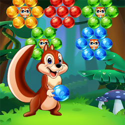 لعبة Bubble Shooter - Save Squirrel Babies