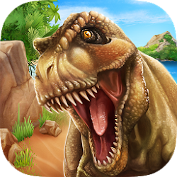 لعبة Jurassic Dino Island Survival 3D