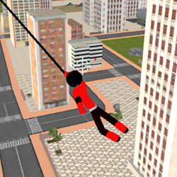 Stickman Spider Hero  Miami Vice Town Mafia Games