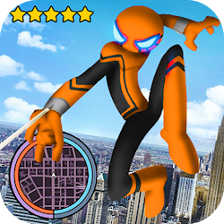 لعبة Stickman Rope Hero City Gangstar
