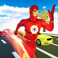 Police Light Speed hero Crime City Superhero Game