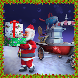 لعبة Christmas Car Rush Gifts Delivery Santa New Game