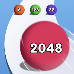 لعبة Ball Run 2048