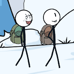 لعبة Stickman escape from bear