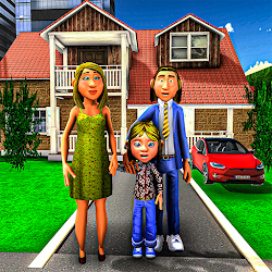 لعبة Virtual Family Dream Mom  Dad Happy Life Game