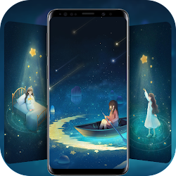 Star Girl Live Wallpaper  Launcher Themes