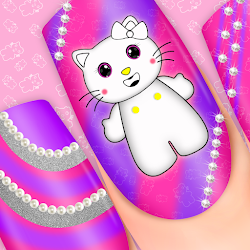 لعبة Kitty Nail Salon Girls Games