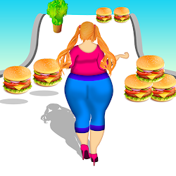 لعبة Body race hair challenge fat 2 fit girl game 3d