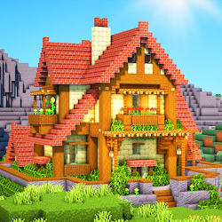 لعبة Craft Pixel Art Rain - Creative building