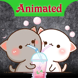 Peach and Goma - Animated Stickers for Whatsapp