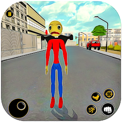 لعبة Flying Stickman City Hero - Vegas Gangster Crime