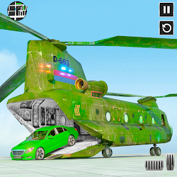 Big Army Cargo Transport Truck