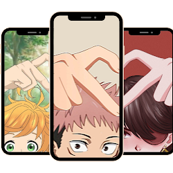 Matching anime wallpaper heart