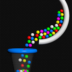 لعبة Color Balls Fill the Basket - 100 Balls Collect