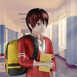 لعبة Anime Boy High School Life 3D