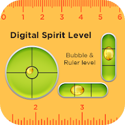 Digital Spirit Level  Level Bubble  Ruler App