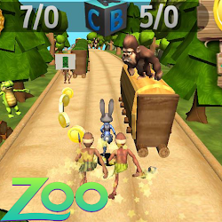 لعبة Zoo Jungle run Fox and Rabbit Dash