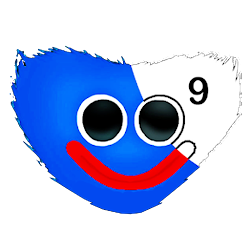 Poppy Coloring Play time Huggy