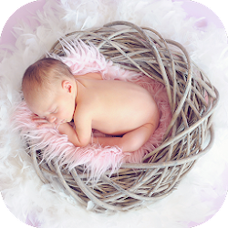 Baby photo frames  baby photo blender app