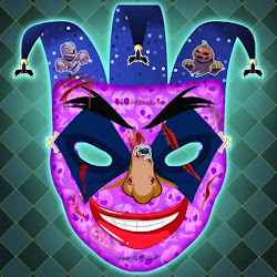 لعبة قناع وجه مخيف ماكياج DIY