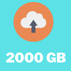 UltraCloud 2000 GB Storage