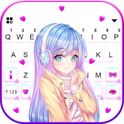 خلفية الكيبورد Pretty Anime Gi