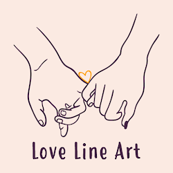 خلفيات وأيقونات　Love Line Art