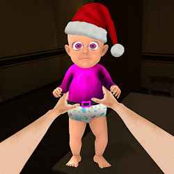 لعبة Baby in Pink Horror Games 3D