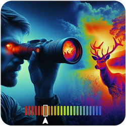 كاميرا تأثيرات حرارية ليلية