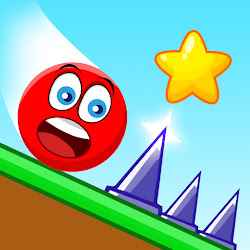 لعبة Bounce Ball 7  Red Bounce Ball Adventure