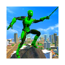 Rope Green Spider Hero - Amazing Spider Rope Hero