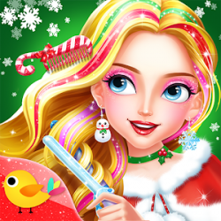 صالون شعر الكريسمس Christmas Hair Salon