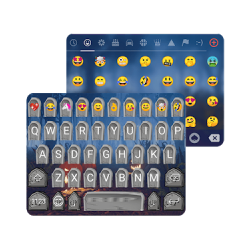 Halloween Tombstone Emoji Gif Keyboard wallpaper