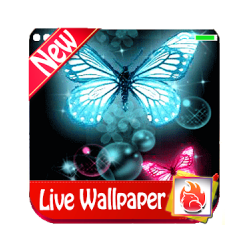 Neon butterflies Live Wallpaper Neon butterflies
