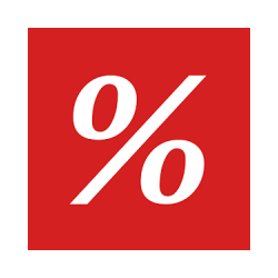 حاسبة النسبة المئوية