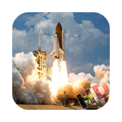 Space Rocket Video Wallpaper