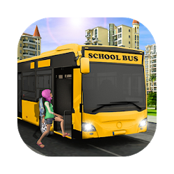 Kids City School Bus driving Game