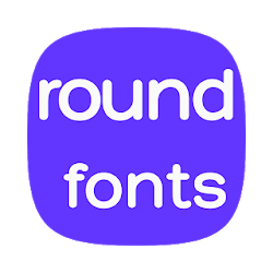 Round Fonts for Samsung Galaxy